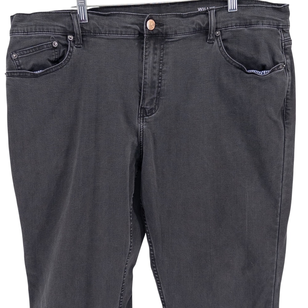 Mugsy Willys Jeans Men's 40x30 (40x27 actual) Gray Denim‎ Stretch Flex FLX3NDG - Picture 3 of 15
